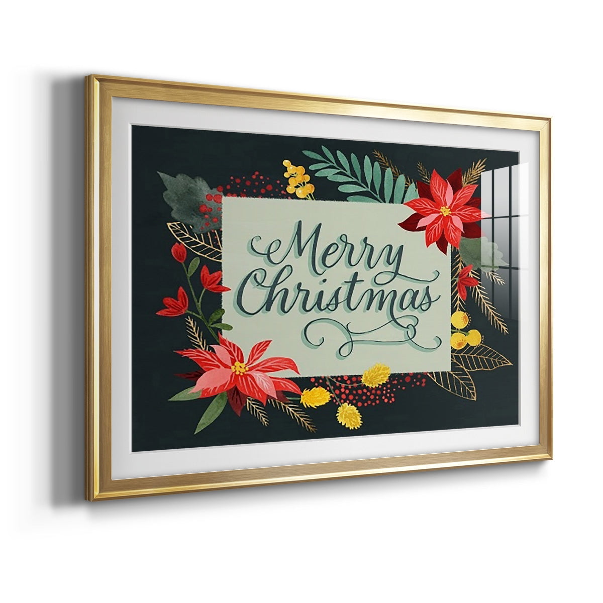 Bright Christmas Night I Premium Framed Print - Ready to Hang