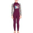 thumbnail image 1 of Muebles multicolores Traje de buceo Mangas largas y pantalones Mono de traje de baño para Snorkel Surfing Aplicable a todas las temporadas PURPLE XL sidaley OD003660-09, 1 of 7