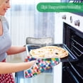 thumbnail image 2 of Yayeee Pot Holders Kitchen Heat Resistant with Pocket 7"x9.8" Cotton Oven Cooking Hot Pads, Blue Colorful Circles, 2 of 7