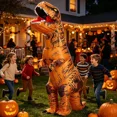 thumbnail image 4 of Coolmade T-Rex Inflatable Dinosaur Costume Unisex Halloween Costume with Jurassic for Adult One Size, 4 of 8