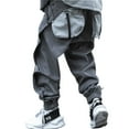 thumbnail image 2 of Niepce Inc Streetwear Fashion Gray Harem Jogger Pants For Men, 2 of 10