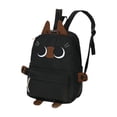 thumbnail image 1 of Mochila escolar ligera y bonita para viajes, ideal para cumpleaños y senderismo. Negro, 1 of 9