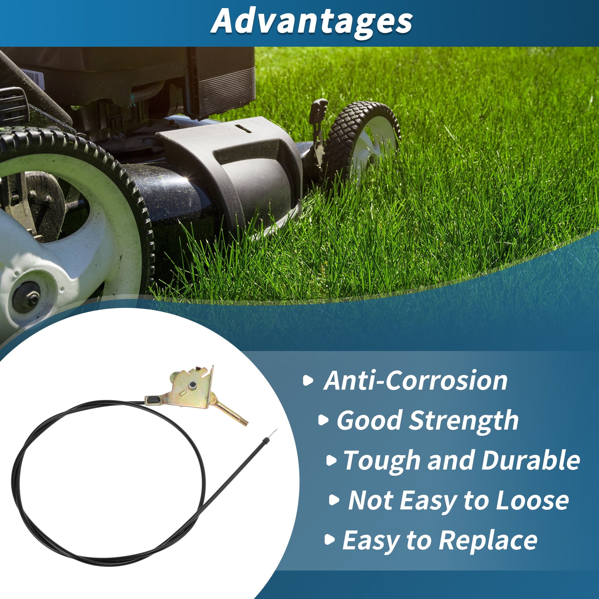 Unique Bargains No.603409 Throttle Cable for Hustler Super Z Lawn Mower Models