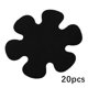 thumbnail image 1 of Pegatinas para bañera Bewildely 20 piezas en forma de flor tiras adhesivas negras transparentes impermeable, 1 of 6