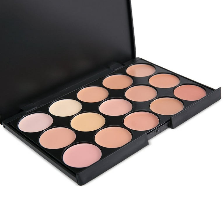 Professional Makeup Cream Contour Palette, Joyeee 20 Colours Concearler  Full Coverage & Makeup Brush Set Contour Concearler Palette Contouring Face