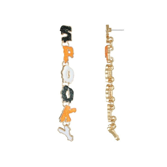 Way to Celebrate Halloween "Spooky" Linear Design Earring, 1 Pair