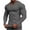 Gray, variant on Jalioing Men's Casual Workout T Shirt V Neck Long Sleeve Solid Shirt Basic Athletic Training Texture Tees