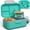 Green, variant on QCQHDU Bento Box, 1.33L/5.64Cup, 1 Pack Lunch Box with 6 Compartments, Fork, Spoon, Sauce Container