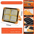 thumbnail image 1 of Solar-Powered LED Camping Lantern with 6-12H Long-Lasting Battery, 20,000H Lifespan, Manual Switch, Compact & Portable Design for Outdoor Activities, Home Use, and Emergency Lighting (4-Grid Yellow, 1 of 6