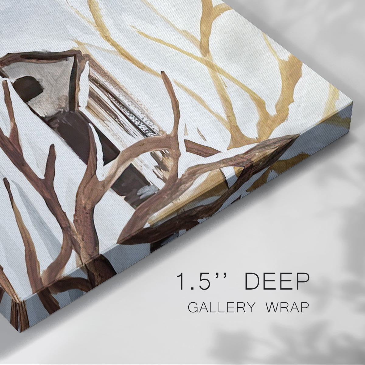 Winter Cottage II- Gallery Wrapped Canvas
