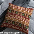 thumbnail image 2 of Homewish Winter Rustic Cabin Fabric by the Yard 1 Yard, Christmas Stripes Abstract Room Decor Fabric by the Yard, Cartoon Xmas Tree Sewing Fabric, Breathable Home Decor, 2 of 6