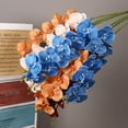 thumbnail image 5 of Fake Flower Bouquet Simulated Phalaenopsis 10 Artificial Flowers Simulated Flower Household Wedding Flower Arrangement High Grade Flower Art Orchid Wedding Decoration Silk Flower,Blue Household Imita, 5 of 6