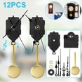 thumbnail image 2 of Quartz Mechanism Replacement Wall Clock Movement Music Chime Box Hands Motor Kit, 2 of 5