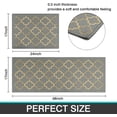 thumbnail image 3 of Kitchen Rugs Kitchen Mat Set of 2 Kitchen Rug Non-Slip Kitchen Rugs and Mats Floor Mat Doormat Runner Rug for Kitchen, Laundry, Living Room, Bedroom, Bathroom, Front Door, 3 of 6