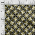thumbnail image 2 of oneOone Silk Tabby Olive Green Fabric Abstract Geometric Fabric For Sewing Printed Craft Fabric By The Yard 42 Inch Wide, 2 of 4