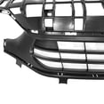 thumbnail image 4 of Front Bumper Upper Grill Grille Kit Black For 2022 2023+ Honda Civic Sedan 4D, 4 of 7