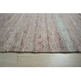 thumbnail image 4 of EORC Pink Hand-Woven Wool Contemporary Natural Wool Flat Area Rug, 4 of 10