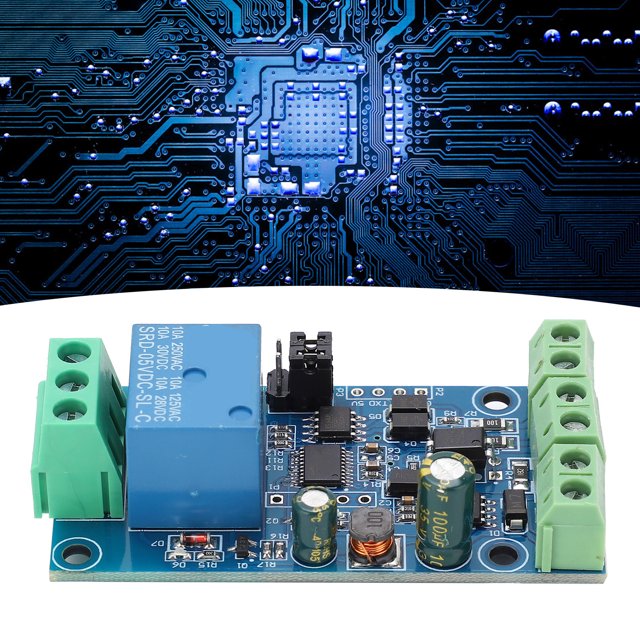 Loewten Relay Module Switch,7‑24V Relay Module,DC7-24V Relay Module 1 Channel Input Output With Anti-Reverse Connection Protection RS485/TTL