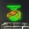 thumbnail image 3 of Handmadetneonsign Handmade Soap Neon Sign, Handmade Soap Room Neon Led Wall Art Decor, Soap Wall Decor, 3 of 3