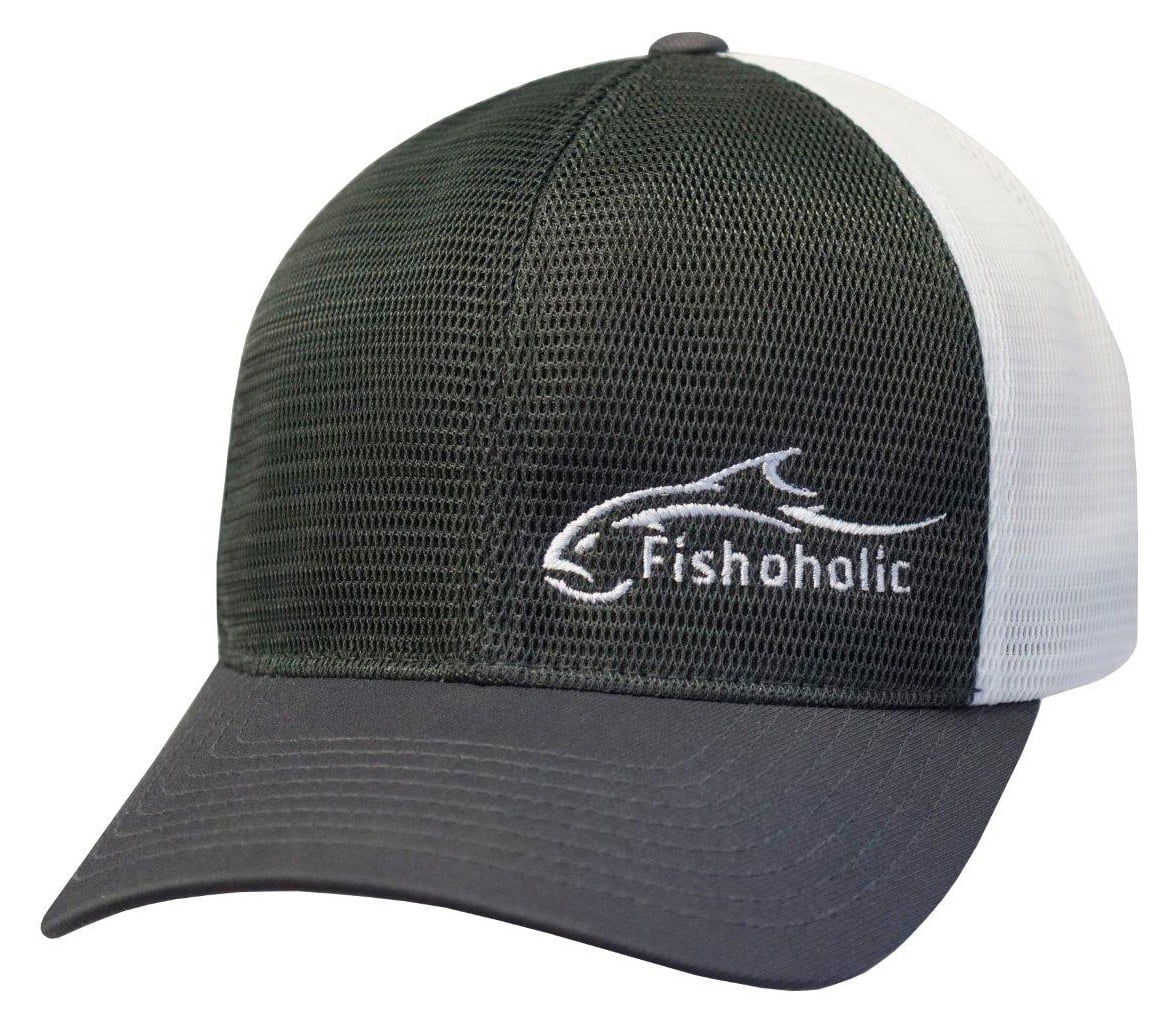 Fishoholic Flexfit baseball Fishing Hat 