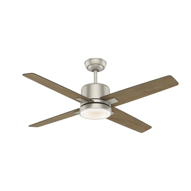 Casablanca 59342 52 In Axial Matte Nickel Ceiling Fan With Light Wall Control Com Axial Matte Nickel Ceiling Fan, Casablanca First Home Ceiling Fan