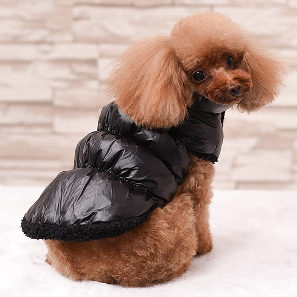 Autumn Winter Pet Dog Cat Clothes Warm Down Coat, Classic Pet