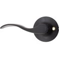 thumbnail image 3 of Palanca de puerta Beaverton de Stone Harbor Hardware, cierre ficticio (que no gira), para zurdos, negro mate, 3 of 5