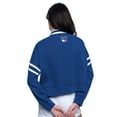 thumbnail image 2 of Women's-Starter  Blue New York Rangers Power Play Cropped Pullover Sweatshirt, 2 of 2