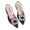 Black, variant on Gpaecead Women Rhinestone Pointed Toe Flat Slingback Sandals Elastic Strap Soft Sole Shoes Spring Summer Office Casual,Black