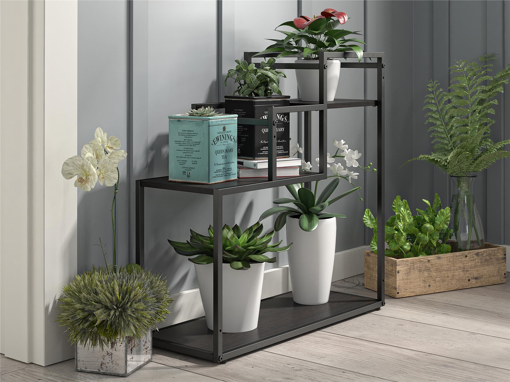 Novogratz Weston Plant Stand, Espresso