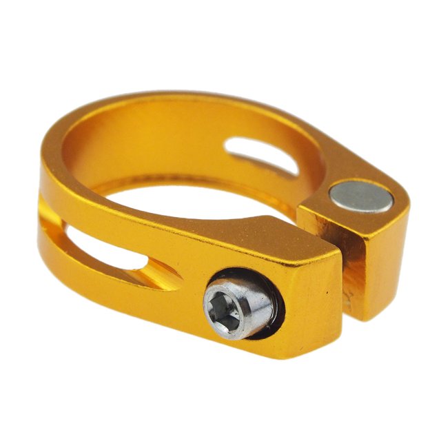 31.8mm Alloy BMX Bike Seat Post Clamp Quick Release Golden