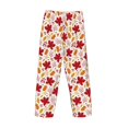 thumbnail image 6 of Balery fall laef Maple print Men's Pajama Pants,Ultra Lightweight Pjs,Lounge Pant-Large, 6 of 9