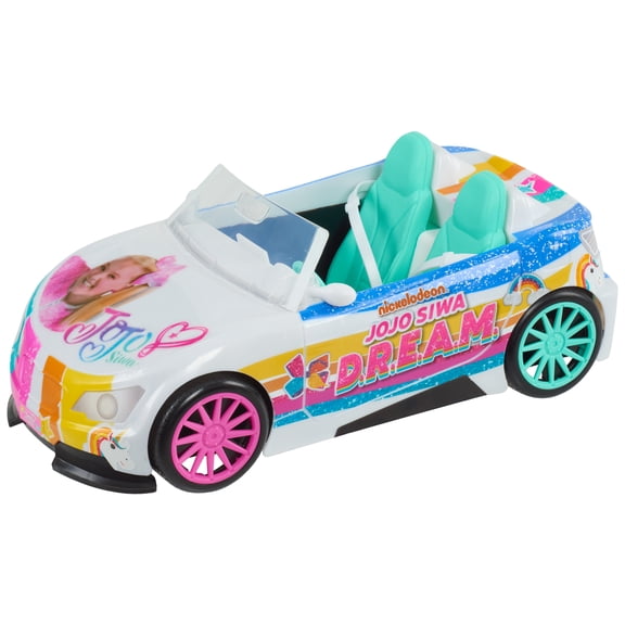 JoJo Siwa, JoJo’s D.R.E.A.M. Car, Inspired by the Singer-Dancer’s Real-Life Custom Convertible,  Kids Toys for Ages 3 Up, Gifts and Presents