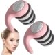 thumbnail image 1 of 2pairs Rose S/l-bouchons D'oreille Anti-bruit - Bouchons D'oreille Silencieux Tanches - Bouchons D'oreille Rutilisables Avec Bote En Silicone Troi, 1 of 5