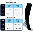 thumbnail image 4 of (2 pares) calcetines/medias de compresión para hombres y mujeres, aceleran la recuperación mejor, 4 of 5