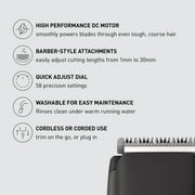 Panasonic Long Beard Trimmer with 4 Comb Attachments - ER-GB96-K