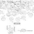 thumbnail image 5 of 1Box about 120pcs Moon with Star Charms Stainless Steel Charms Hollow Metal Pendant for DIY Jewelry Making Stainless Steel Color12x9x0.5mm, 5 of 6