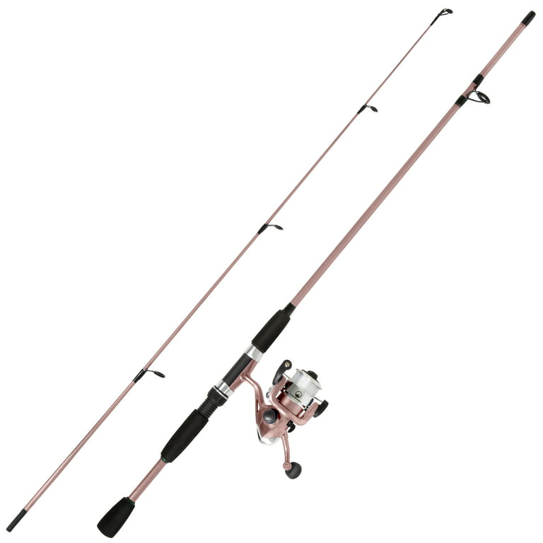 Leisure Sports Spinning Rod and Reel Fishing Combo - 6' 6, Pink