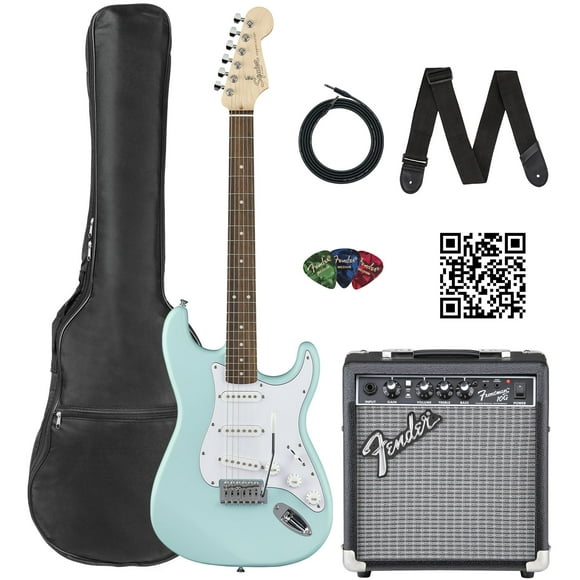 Guitarra eléctrica Fender Squier Stratocaster Daphne Blue