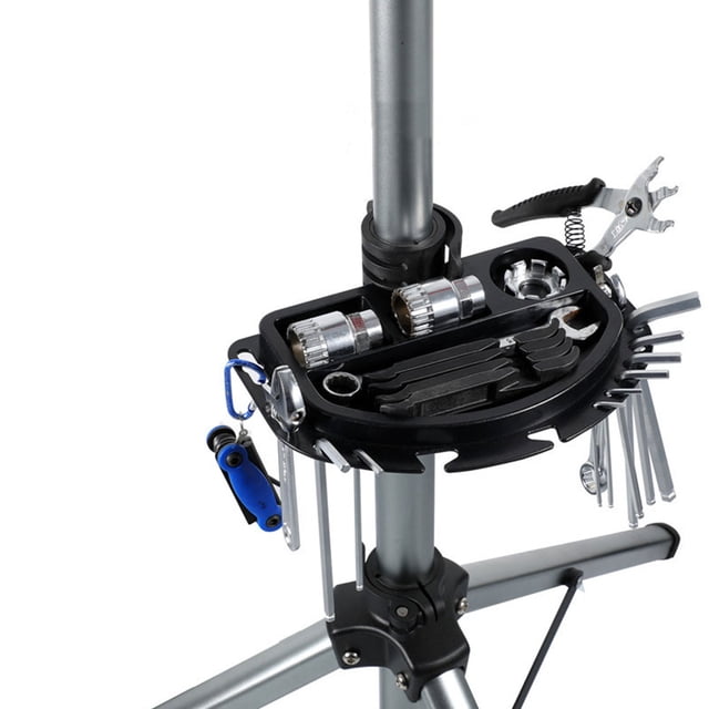 Minkissy Lot de 1 Support de Réparation de Vélo Portable Noir pour Amateurs de Vélo et Utilisation en Garage
