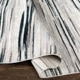 thumbnail image 3 of Hauteloom Harran Living Room, Bedroom Area Rug - Contemporary - Black, Charcoal, Gray - 4'3" x 5'11", 3 of 7