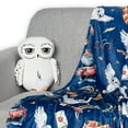thumbnail image 4 of Warner Bros. Harry Potter Hedwig Silk Touch Throw Blanket and Plush Character Hugger Set – Ultra Soft Plush Character Pillow for Kids, 4 of 6