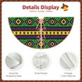 thumbnail image 3 of Sikiie Carnival Mardi Gras Nativity Christmas Tree Skirt, Jesus Christian Winter Holiday Tree Mat Decoration(30-48IN)30", 3 of 6
