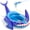 Blue Shark, variant on Kids Pool Floats with Water Gun, Shark Toddler Inflatable Pool Toys for Kids Age 3-8 Years Old, Summer Outdoor Water, Beach, Swimming Pool Toys Gift