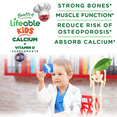 thumbnail image 3 of Lifeable Calcium 500mg with Vitamin D3 1000 IU Supplements Kids, for Bone, Growth, Teeth, 60 Gummies, 3 of 9