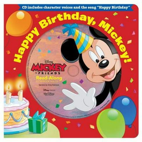 Pre-Owned Happy Birthday, Mickey! [With Audio CD] (Board book) 1368021484 9781368021487