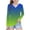 Blue, variant on Efsteb Girls Long Sleeve Shirts Basic Tunic Top Long Sleeve Lightweight V-Neck Gradient Print Casual Soft Shirt for Sports(Blue,5 Years)