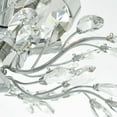 thumbnail image 2 of CWI Lighting Ivy 3 Light Drum Shade Metal Flush Mount in Chrome, 2 of 6