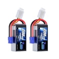 thumbnail image 1 of Zeee 3S Shorty Lipo 2200Mah 11.1V Batería 50C Paquete pequeño con enchufe Ec3 para Rc Coche Camión Vehículos Rc Barco Drone Rc Avión Quadcopter Helicóptero FPV Racing Hobby Modelos (paquete de 2), 1 of 1