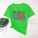 thumbnail image 1 of Karight Womens Summer Short Sleeve Tops Bow Printed Shirts Beach Vacation Outfits Workout Tshirts Casual Clothes, 1 of 4